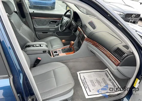 2001 BMW 740 Il from USA, damaged, VIN WBAGH83461DP18602